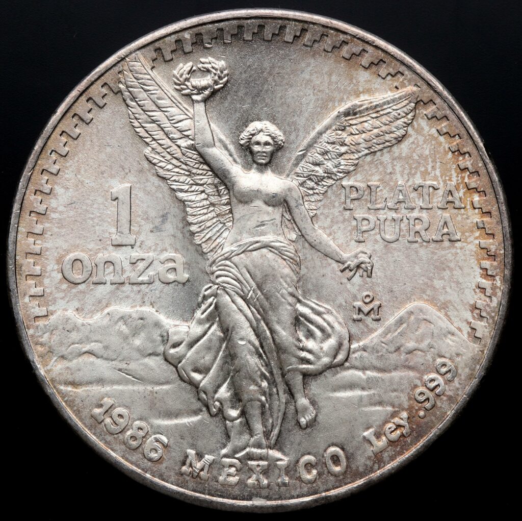 1986. México. 1 onza. ESTADOS UNIDOS MEXICANOS. Plata - NN Coins ...